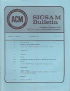 SIGSAM Bulletin - September 1986