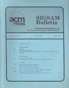 SIGSAM Bulletin - October 1988