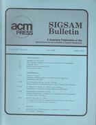 SIGSAM Bulletin - April 1988