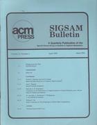 SIGSAM Bulletin - April 1989