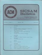 SIGSAM Bulletin - December 1986