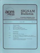 SIGSAM Bulletin - October 1989