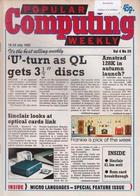 Popular Computing Weekly Vol 4 No 29 - 18-24 July 1985