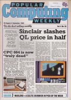 Popular Computing Weekly Vol 4 No 35 - 29 August-4 September 1985