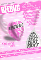 Beebug Newsletter - Volume 9, Number 5 - October 1990