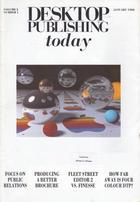 Desktop Publishing Today January 1988