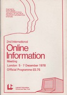 2nd International Online Information Meeting - 1978 Programme