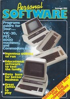 Personal Software - Summer 1983