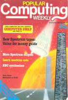 Popular Computing Weekly - 21 October 1982 Vol 1 No 27