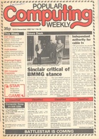 Popular Computing Weekly - 16/23 December 1982 Vol 1 No 35