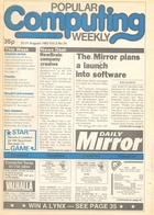 Popular Computing Weekly Vol 2 No 34 - 25-31 August 1983