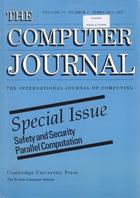 The Computer Journal February 1992 Volume 35 Number 1